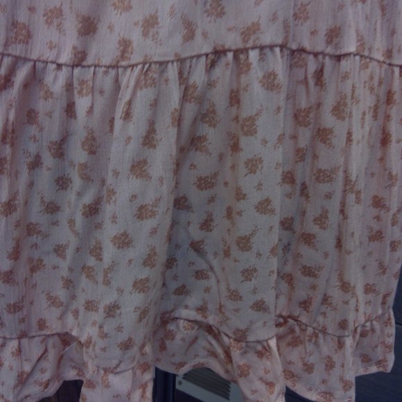 Cang Floral Top With Back Tie M L USA - Picture 3 of 11